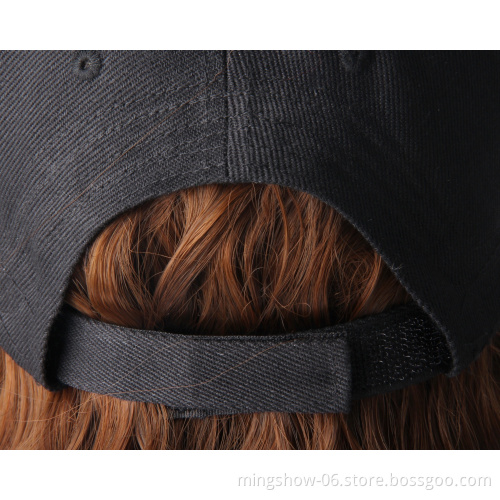 Promotion price synthetic hair baseball cap wig,braided wigs,female fiber hair on sale